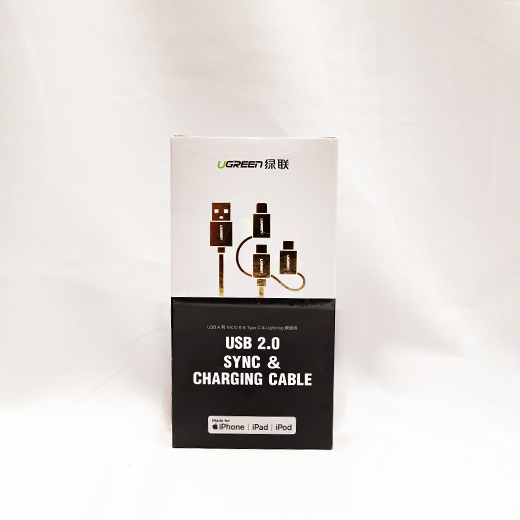 綠聯 1M三合一手機傳輸線