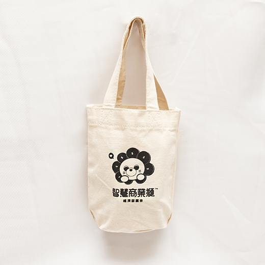 商業獅帆布飲料提袋