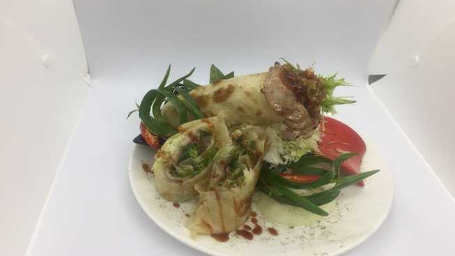 不一樣的瘋味--蔥捲餅